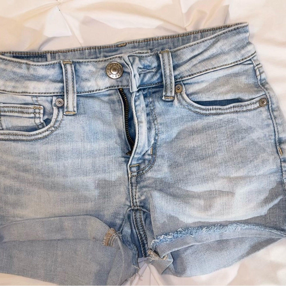 Light Blue Denim Shorts Sz 00